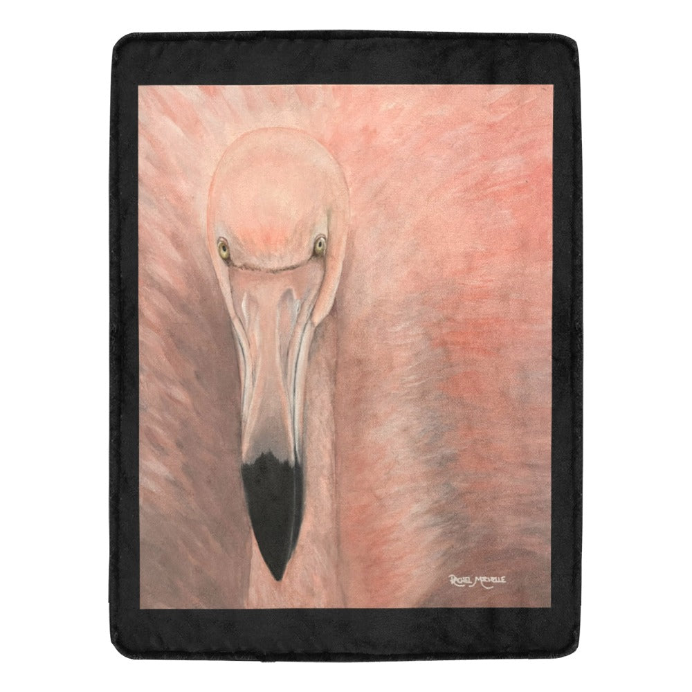 Fancy Flamingo Micro Fleece Blanket 60x80