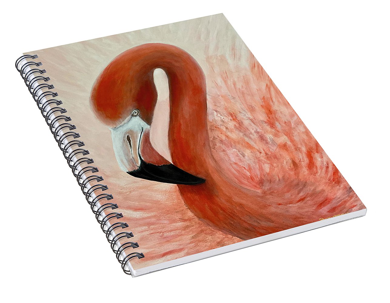 Flamenco de Fuego - Spiral Notebook