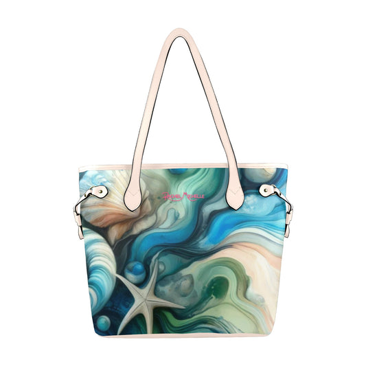 Rachel Michelle Ocean Abstract Handbag