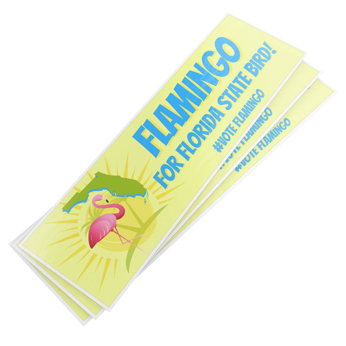 Flamingo For Florida State Bird Bumper Sticker(s)