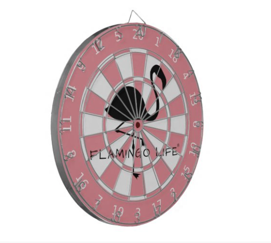 Flamingo Life® Dart Board