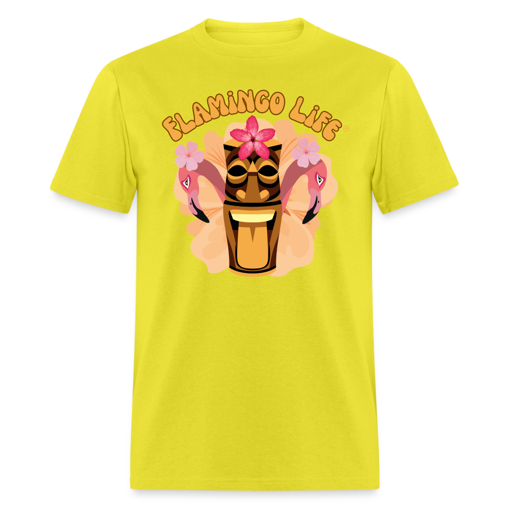 Flamingo Life® Unisex Classic T-Shirt - yellow