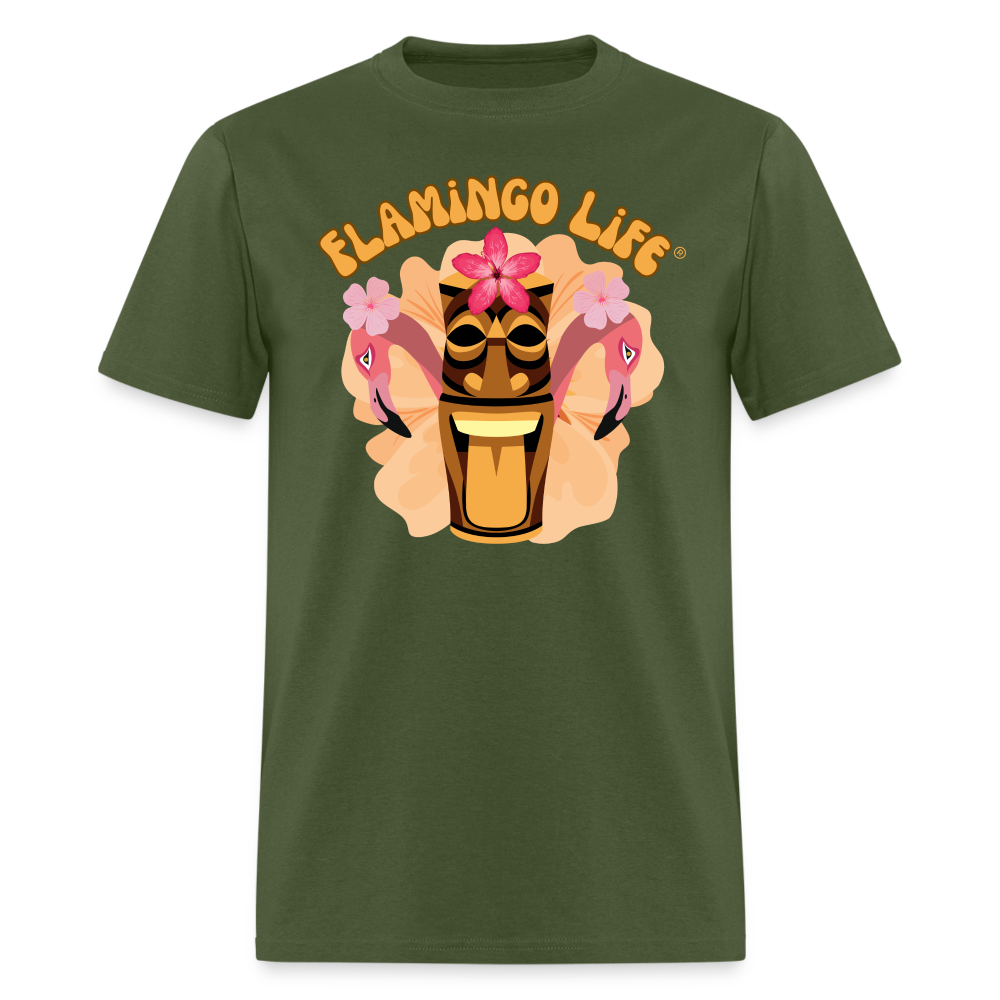 Flamingo Life® Unisex Classic T-Shirt - military green