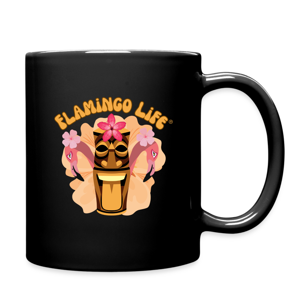 Flamingo Life® Tiki Head Mug - black