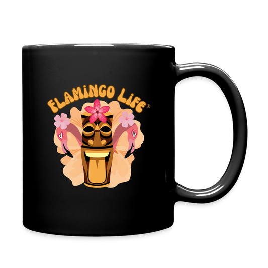 Flamingo Life® Tiki Head Mug - black