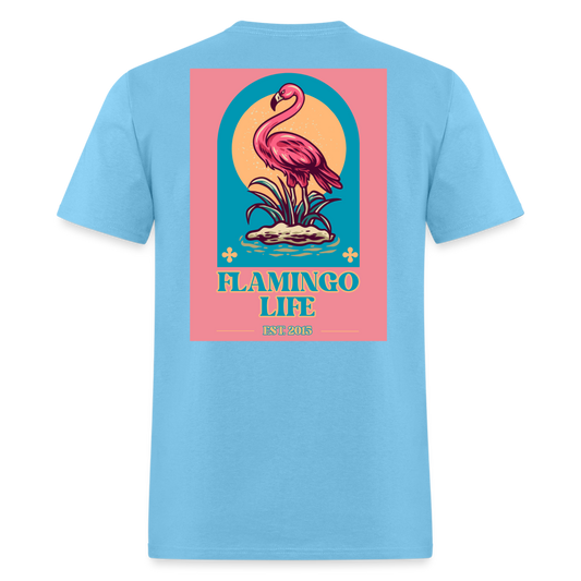 Flamingo Life® Unisex Classic T-Shirt - aquatic blue