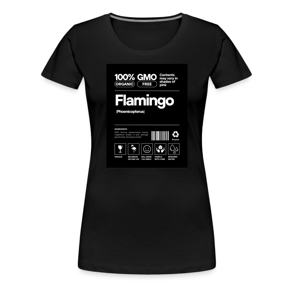 Flamingo Facts Women’s T-Shirt - black
