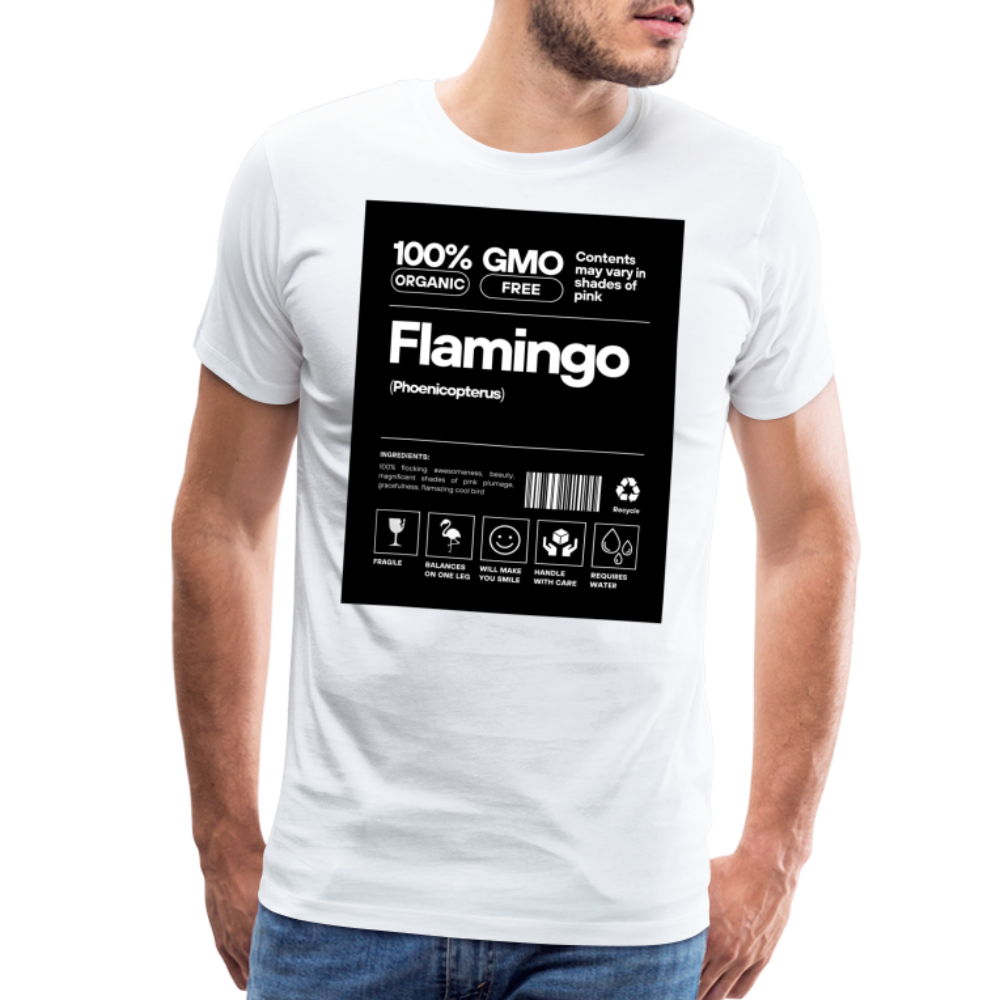 Flamingo Facts Men's T-Shirt - white