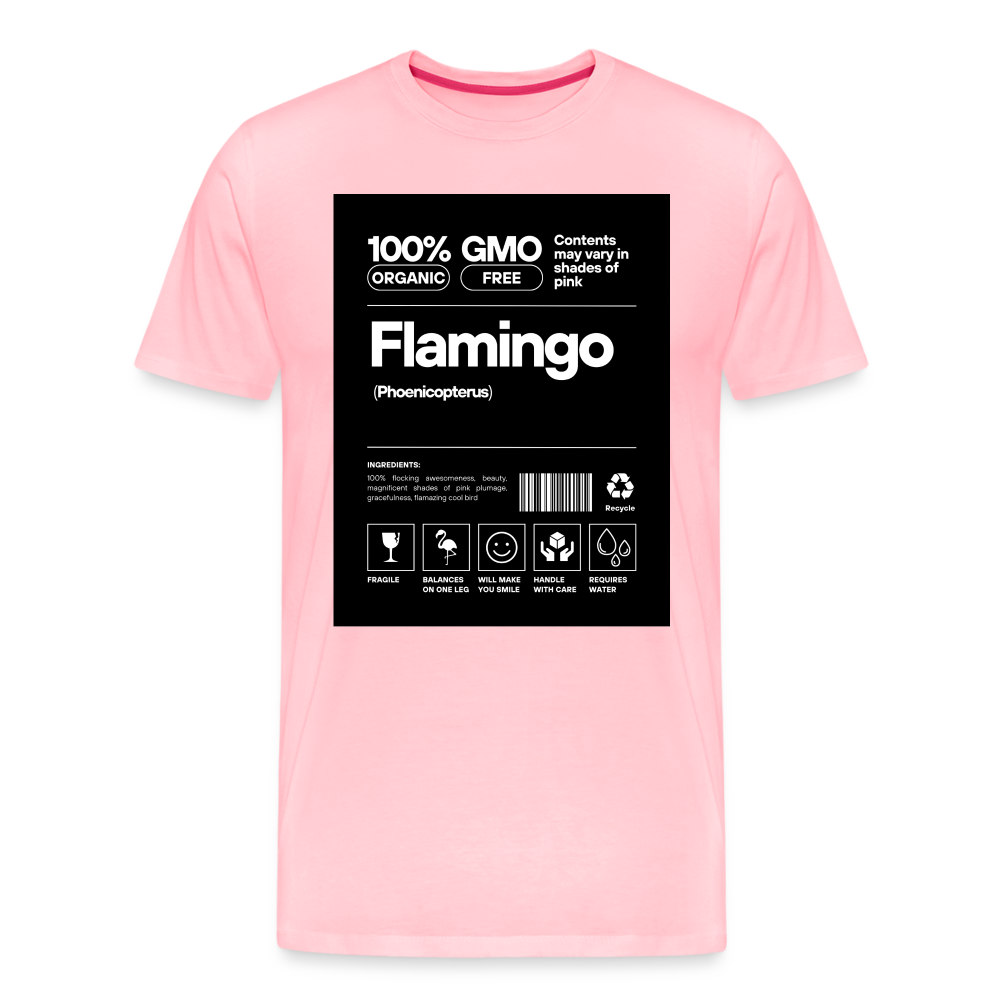 Flamingo Facts Men's T-Shirt - pink