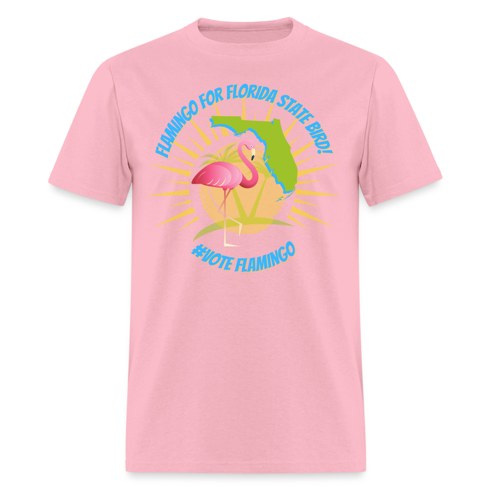 Flamingo For Florida State Bird Unisex T-Shirt - pink