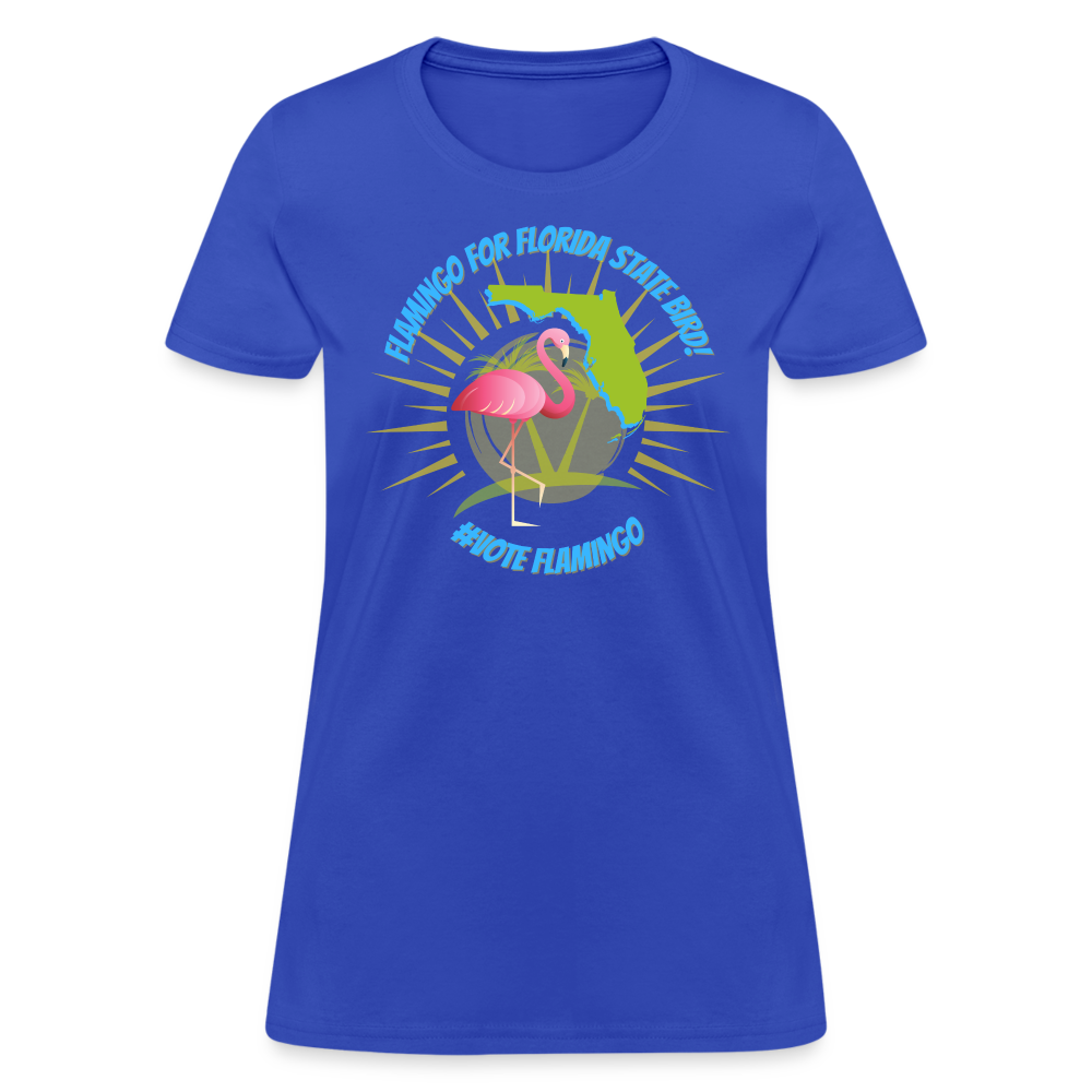 Flamingo For Florida State Bird Women's T-Shirt - royal blue