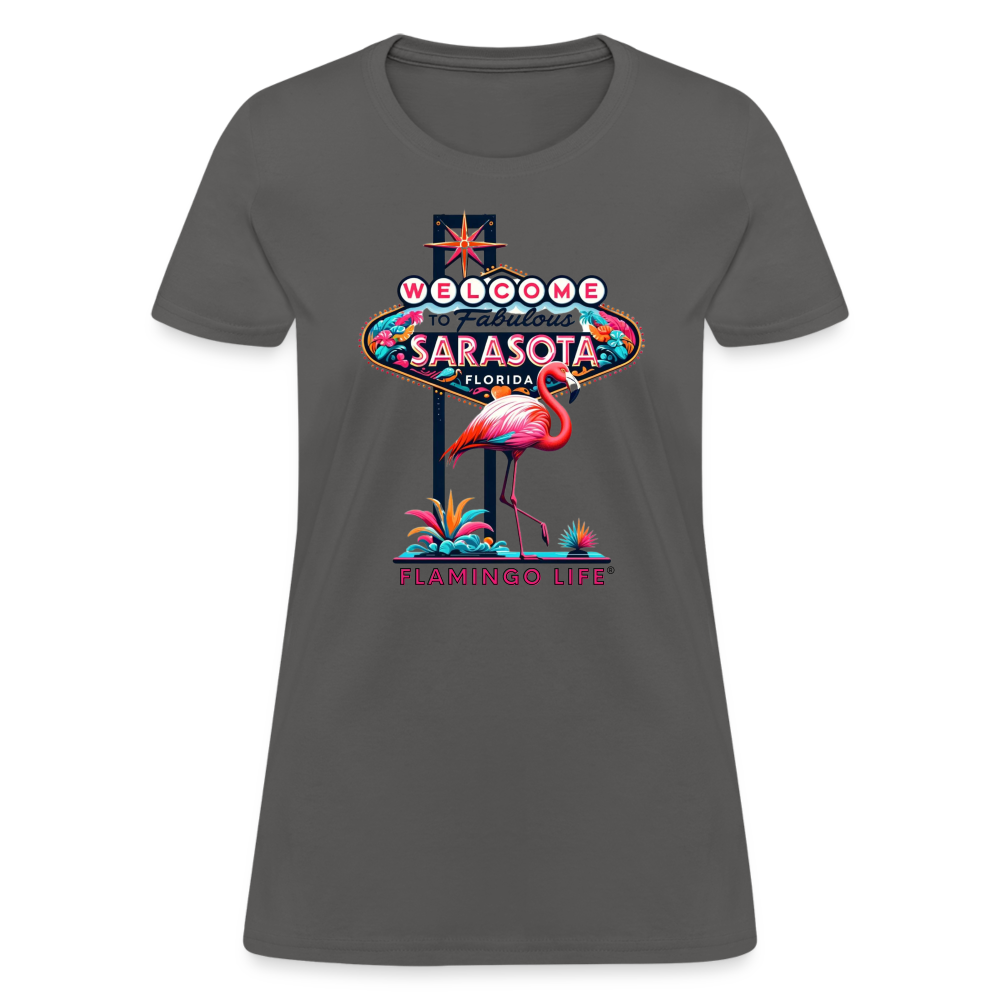 Welcome to Sarasota Women's T-Shirt - charcoal