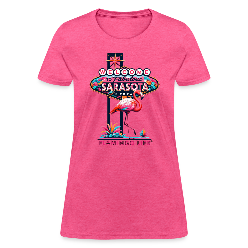 Welcome to Sarasota Women's T-Shirt - heather pink