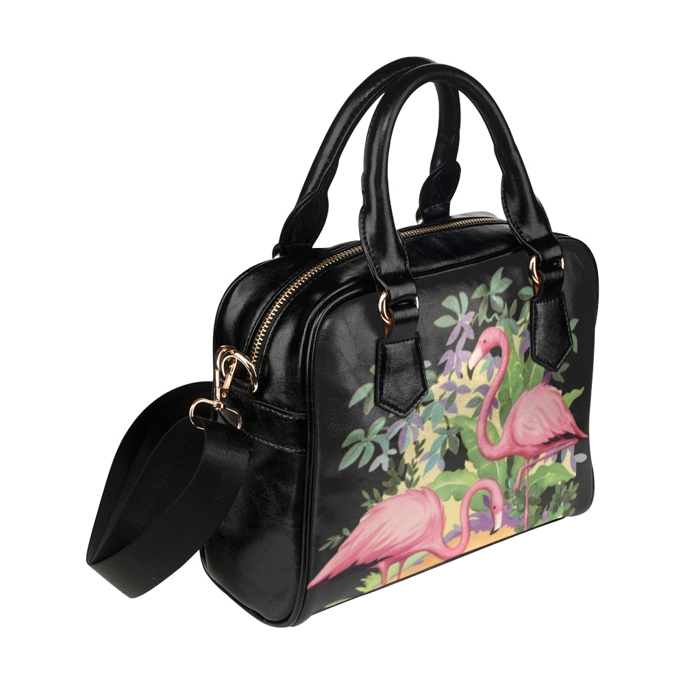 Elegant Flamingos in Paradise Handbag