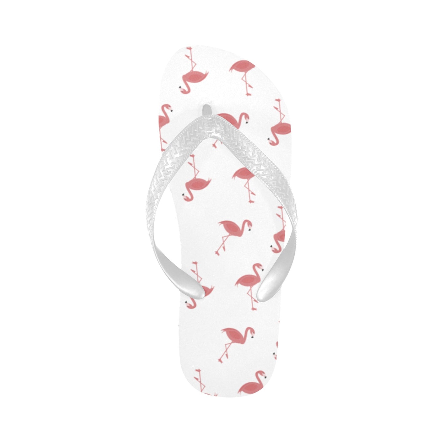 Flamingo Pattern Flip Flops (for men and women)