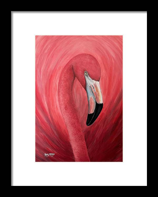 Flamenco Alas de Fuego - Framed Print