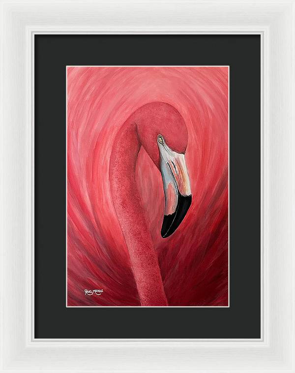 Flamenco Alas de Fuego - Framed Print