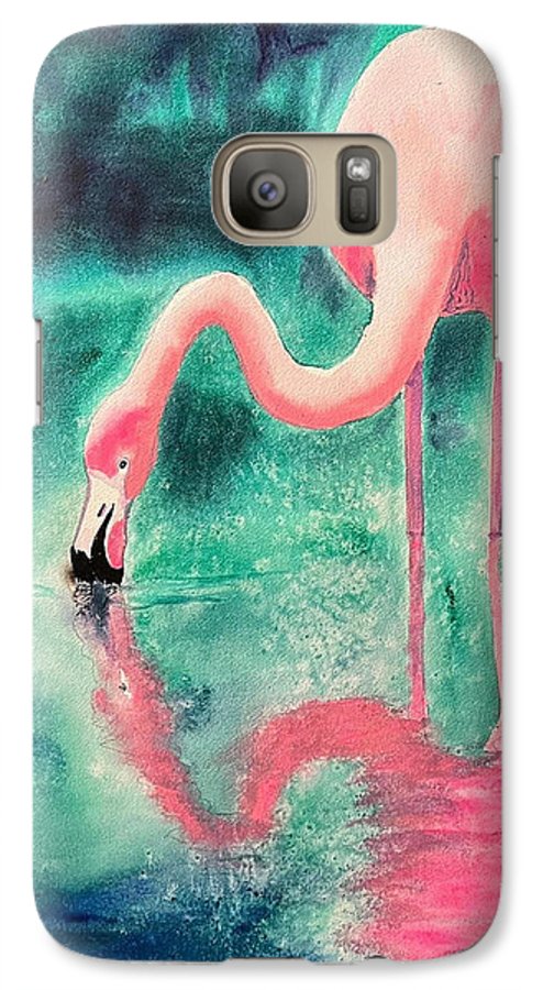 Flamingo Reflection - Phone Cases