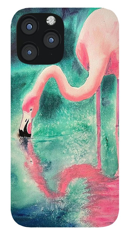 Flamingo Reflection - Phone Cases