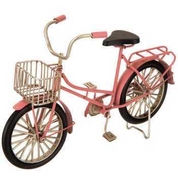 Pink Metal Bike With Basket