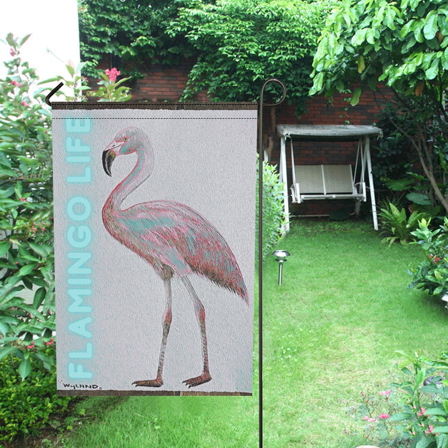 Marine Life Artist Wyland© designed Flamingo Life® Garden Flag
