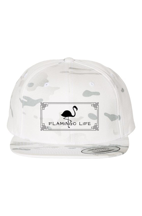 Flamingo Life Embroidered Camo Hat - The Flamingo Shop