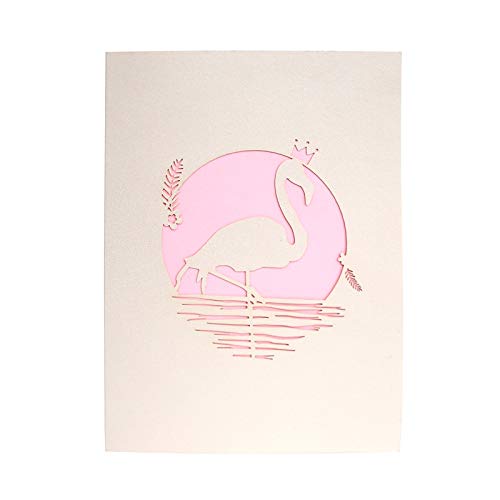 Pop up Flamingo 3D Card - The Flamingo Shop