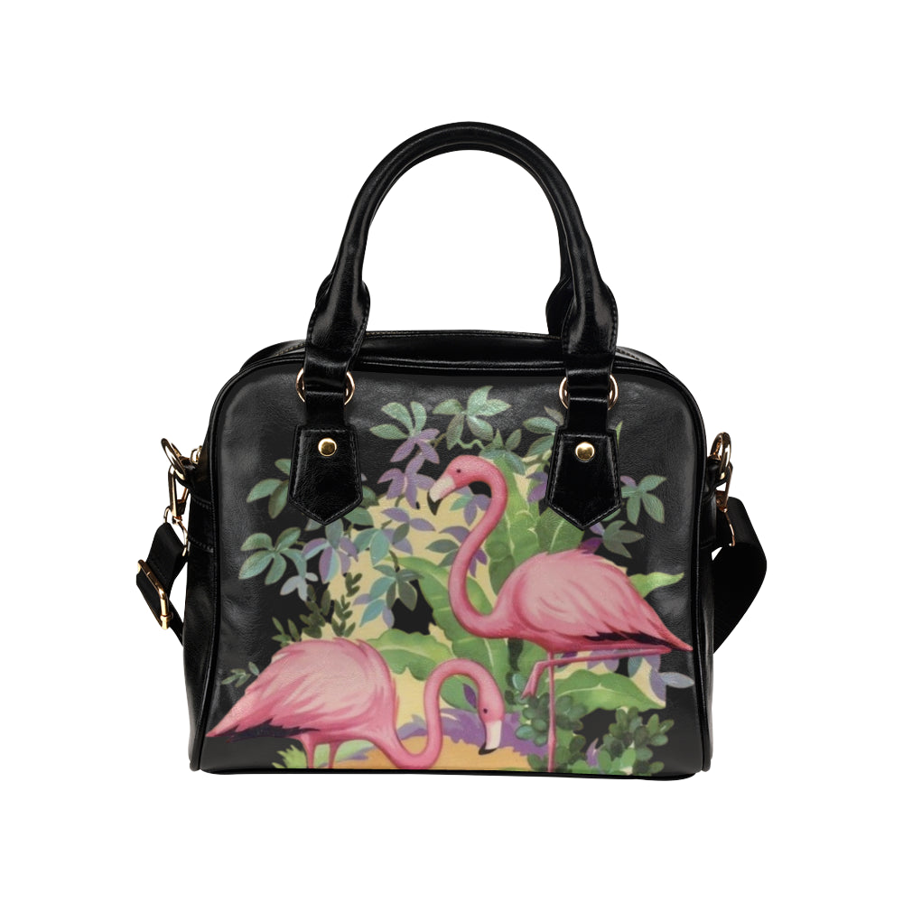 Elegant Flamingos in Paradise Handbag
