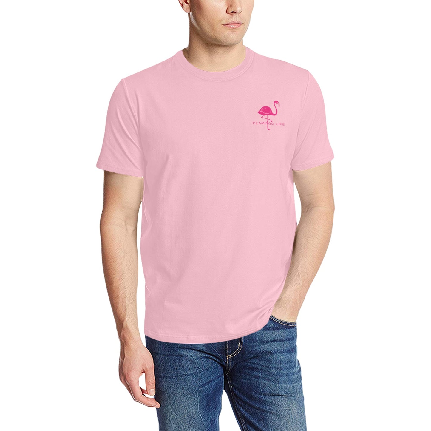Flamingo Life® Real Men Wear Pink and Love Flamingos T-Shirt