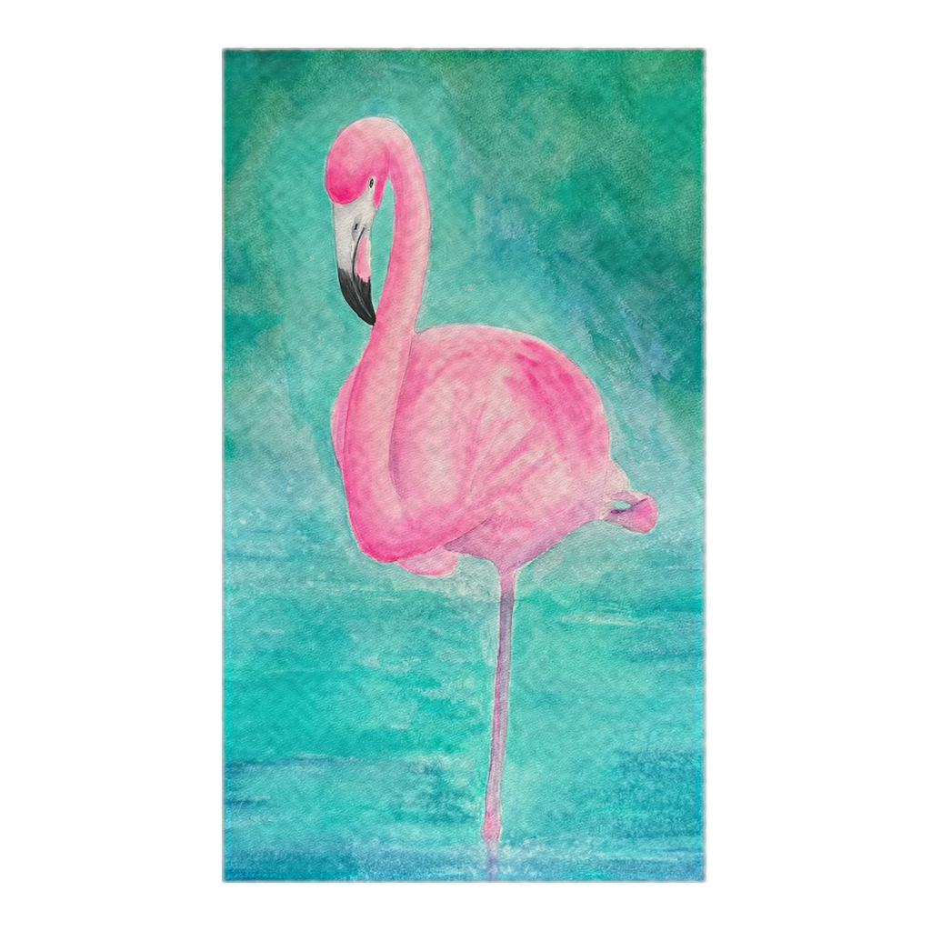 Watercolor Flamingo Rugs