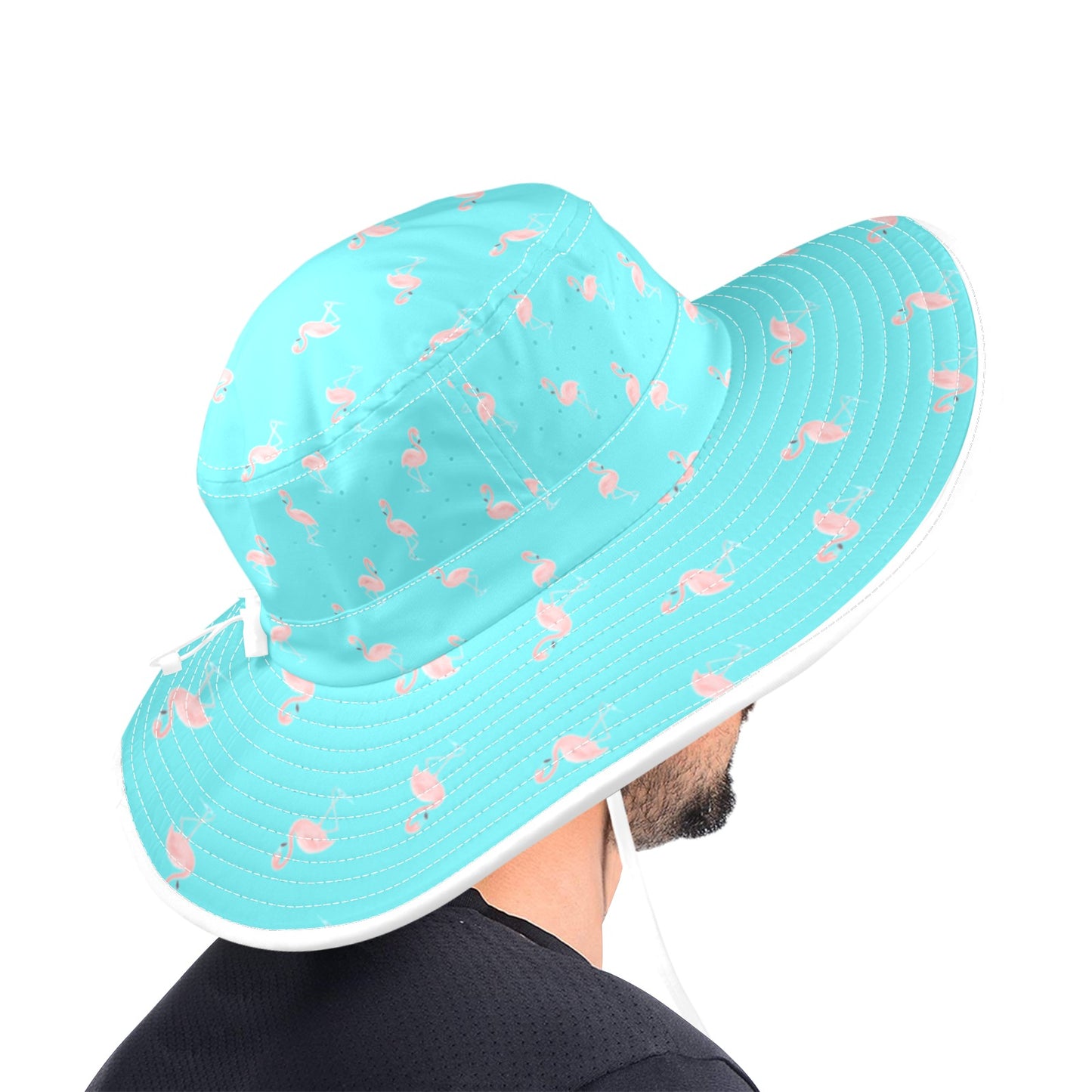 Flamingo Life® Wide Brim Sun Hat
