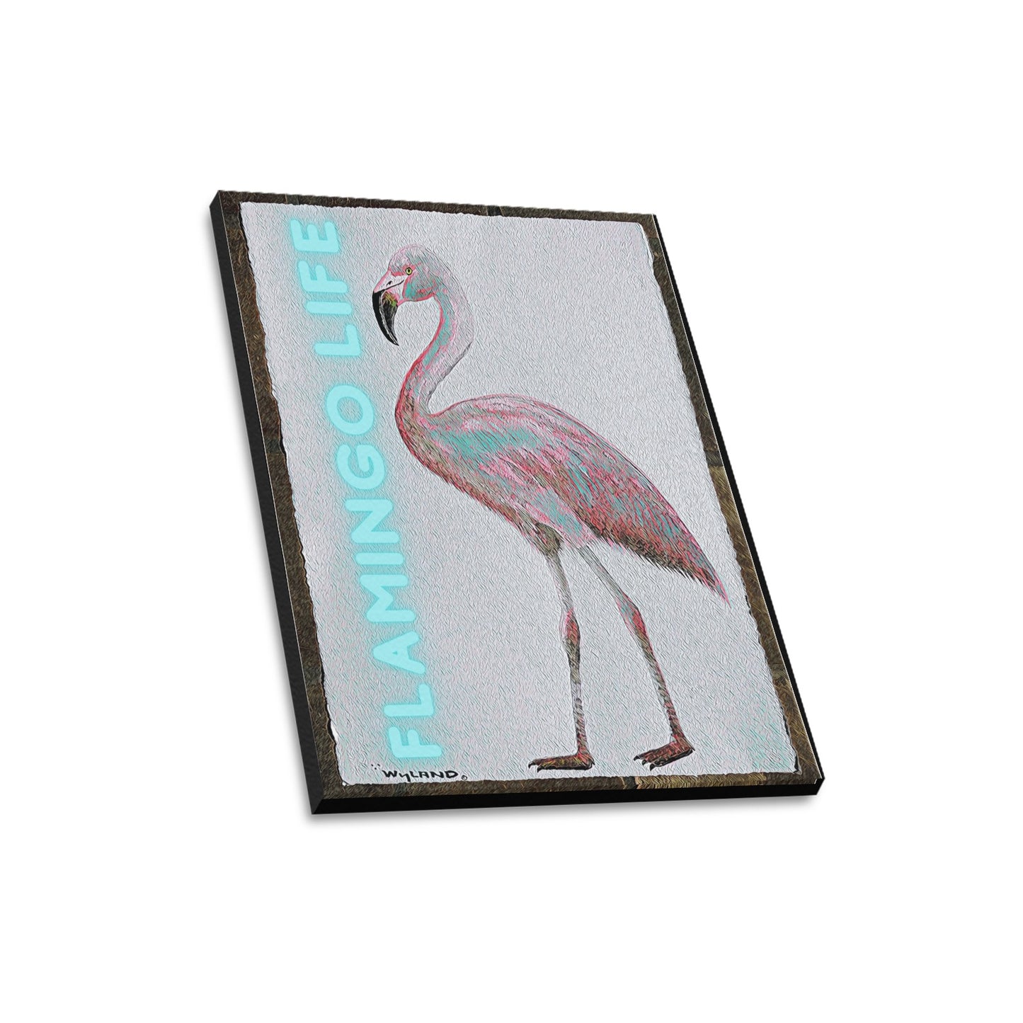 Marine Life Artist Wyland© designed Flamingo Life® Canvas Print