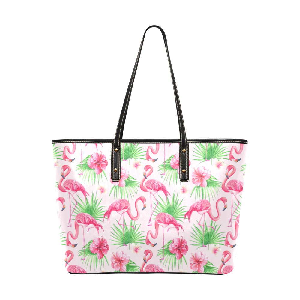Pretty Pink Flamingos Large Handbag