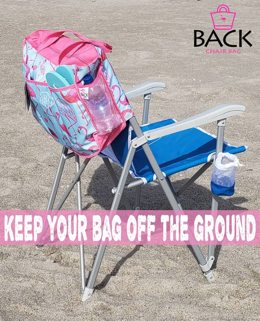 Flamingo Back Chair Bag - Fits over your chair! - The Flamingo Shop
