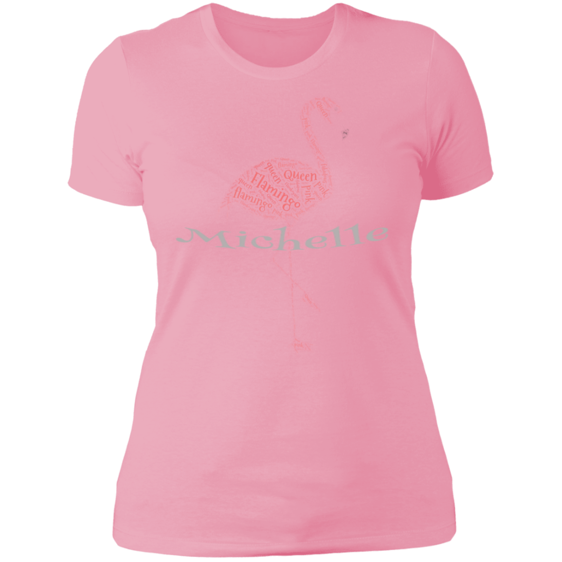 Customize with YOUR NAME - Flamingo T-Shirt - The Flamingo Shop