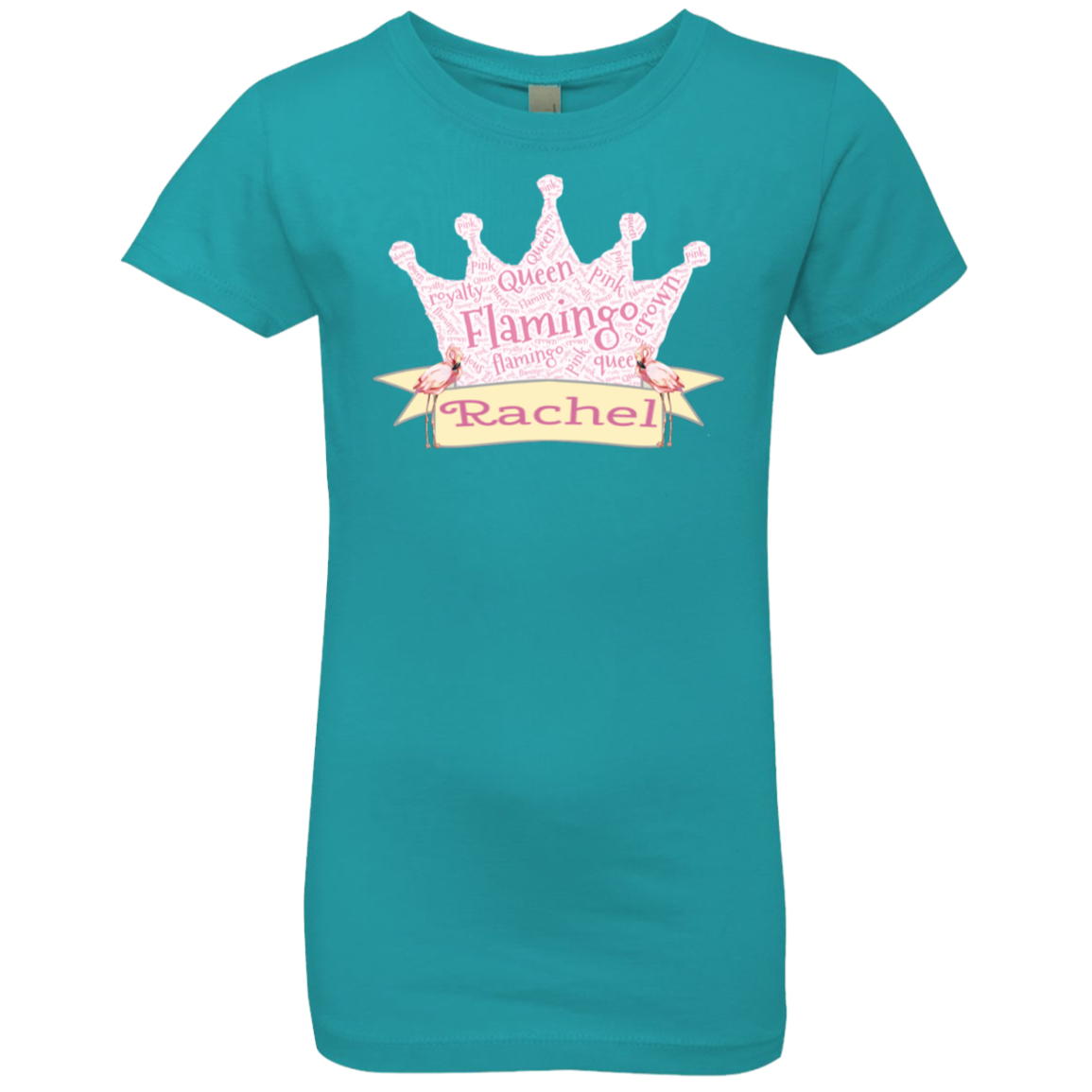 Add YOUR Name - Her Majesty Girls T-Shirt - The Flamingo Shop