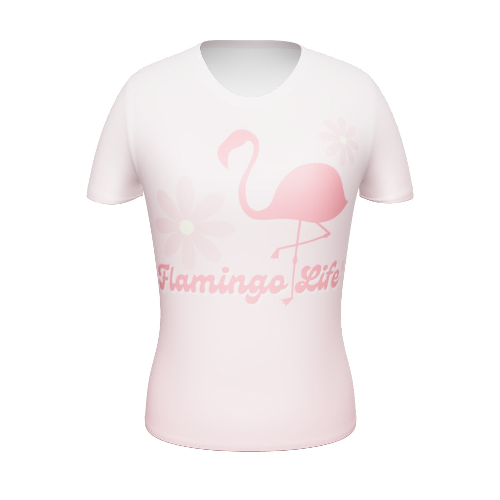 Flamingo Life® Flower Power MaxDri T-shirt