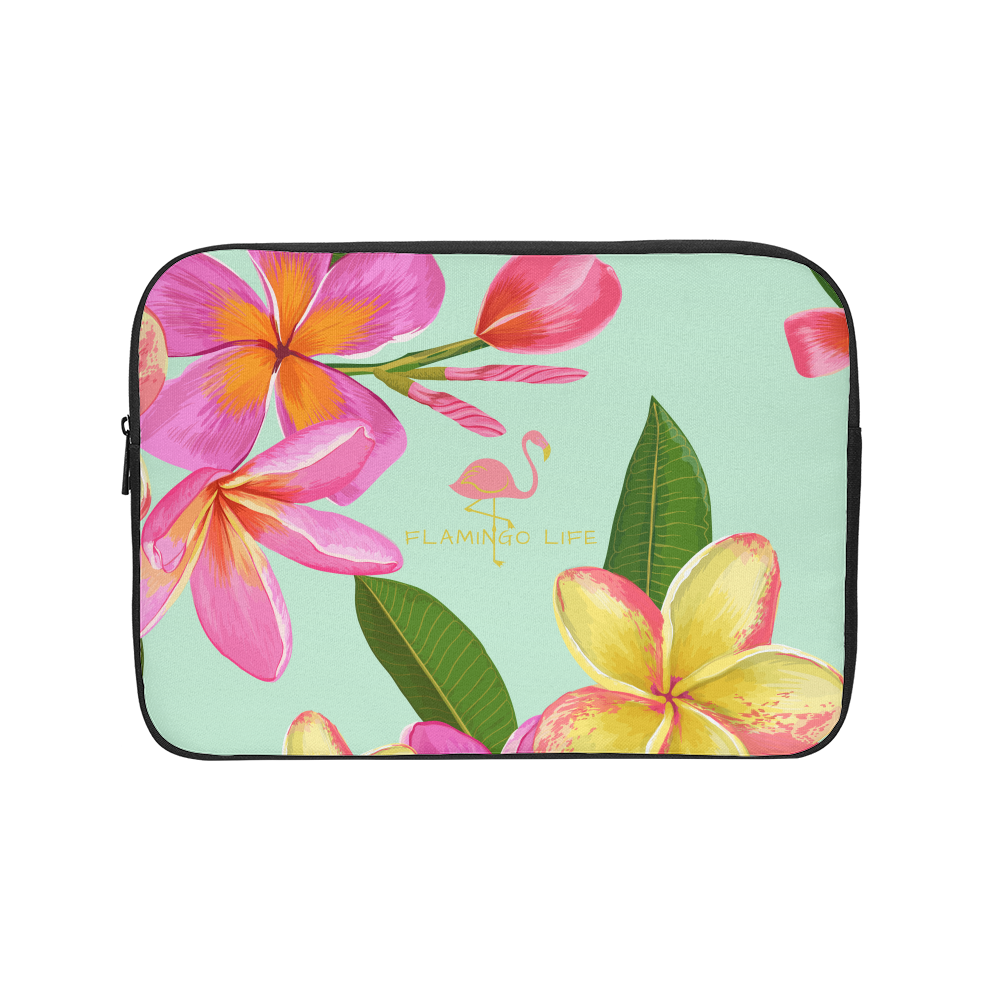 Tropical Flowers Laptop Sleeve - The Flamingo Shop