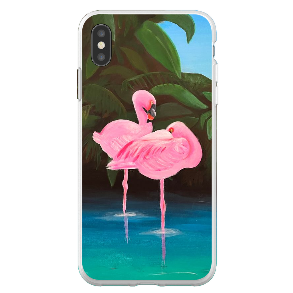 Flamingo Lagoon Phone Cases