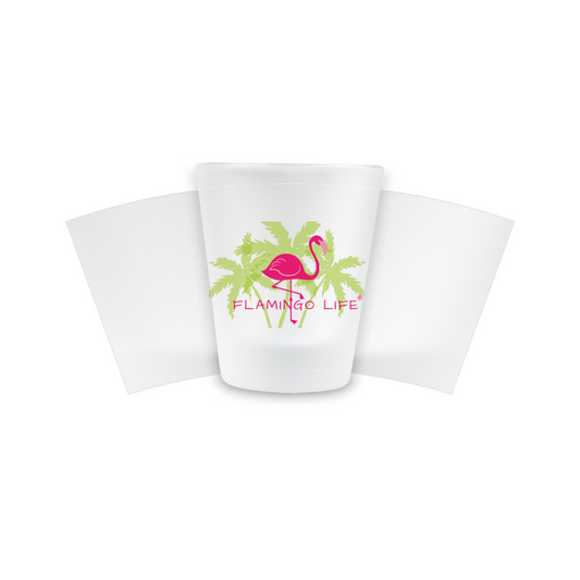 Flamingo Life® Frosted Shot Glass