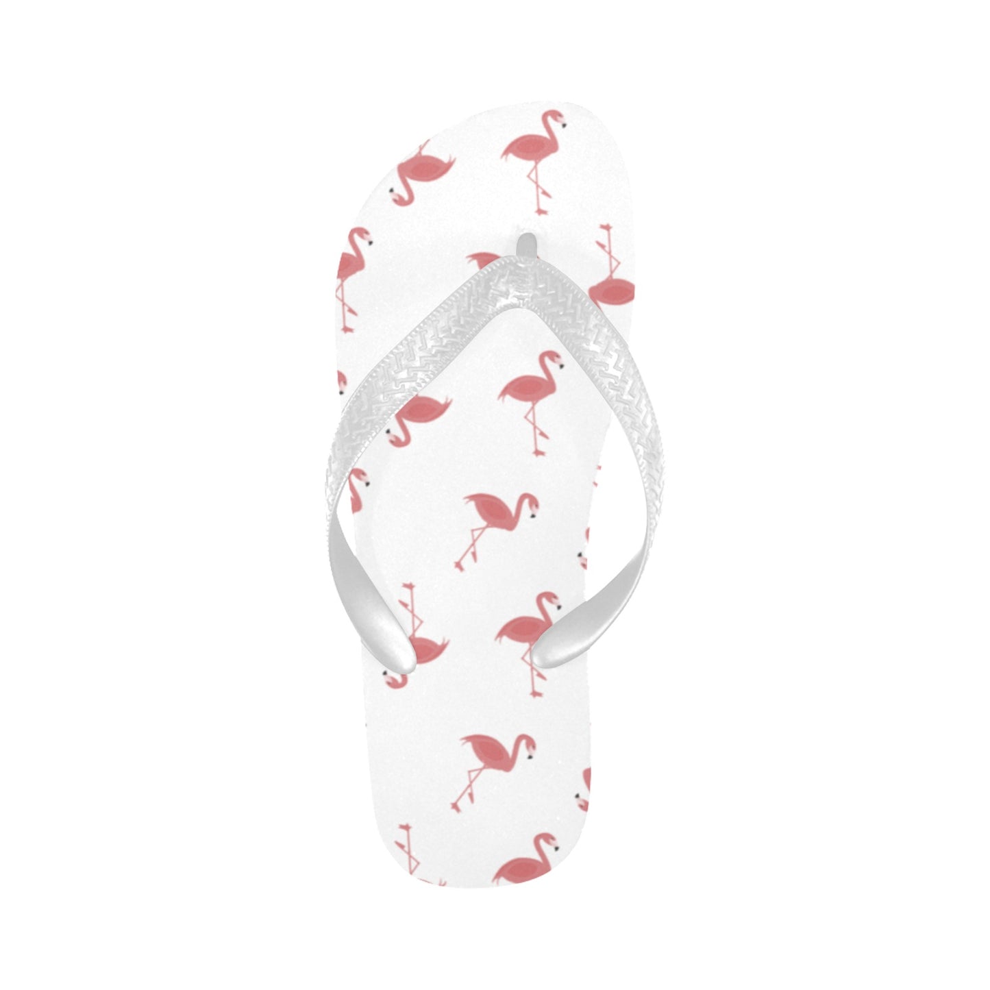 Flamingo Pattern Flip Flops (for men and women)