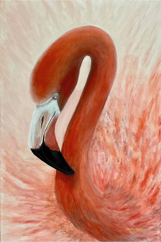 Flamenco de Fuego - Art Print by Rachel Michelle