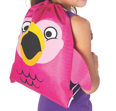 Flamingo Face Backpack with Wings - The Flamingo Shop