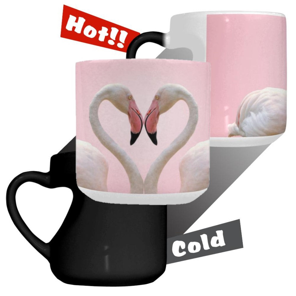 Changing Hot/Cold Mug - Flamingo Love - The Flamingo Shop