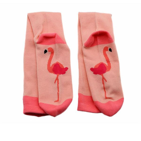 Flamingo Knee Socks