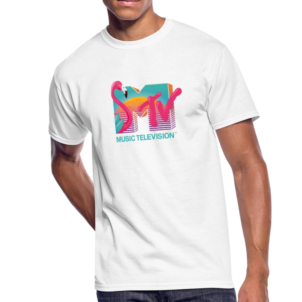 Flamingo MTV Logo Mens T-Shirt - The Flamingo Shop