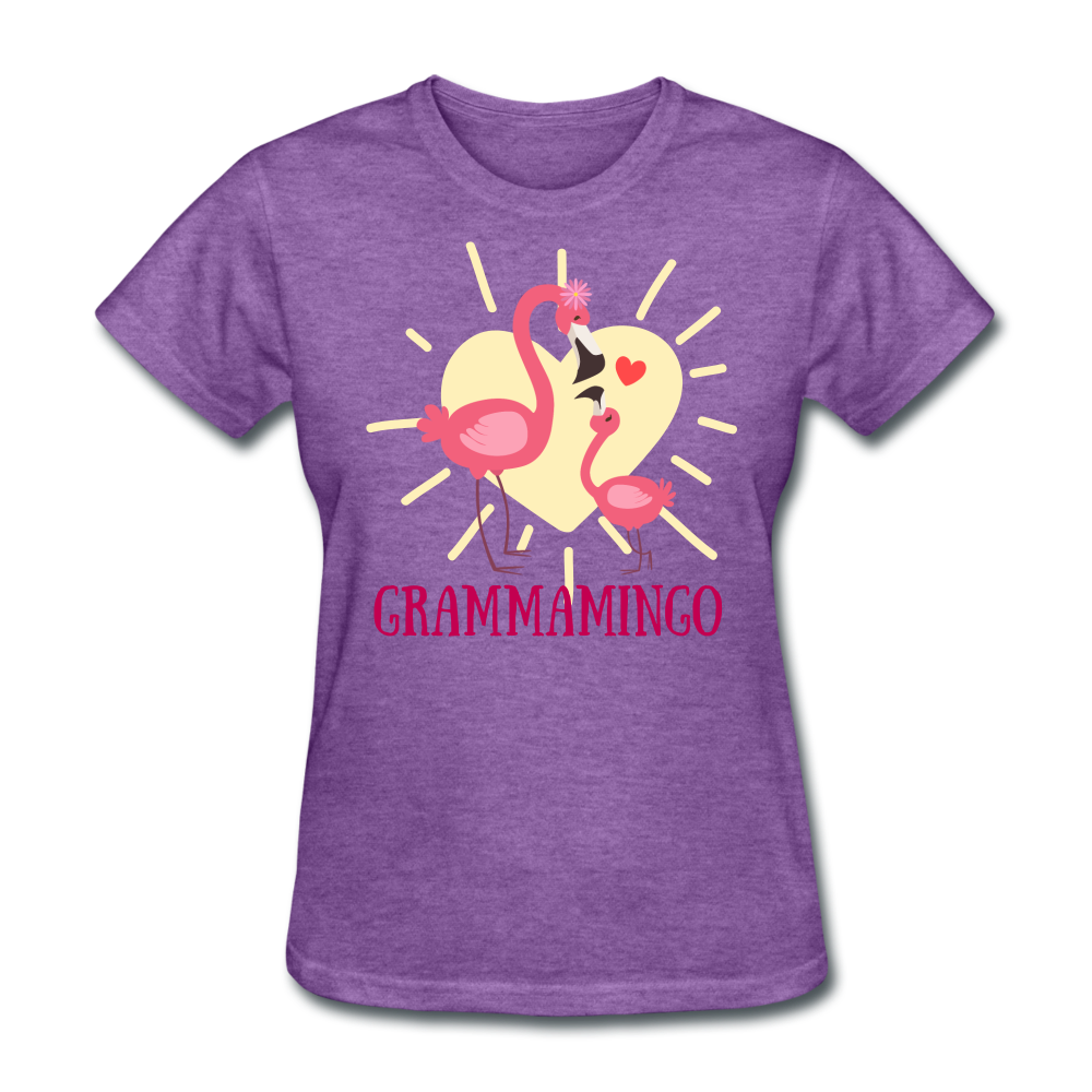 Grammamingo Flamingo Lover's Women's T-Shirt - purple heather