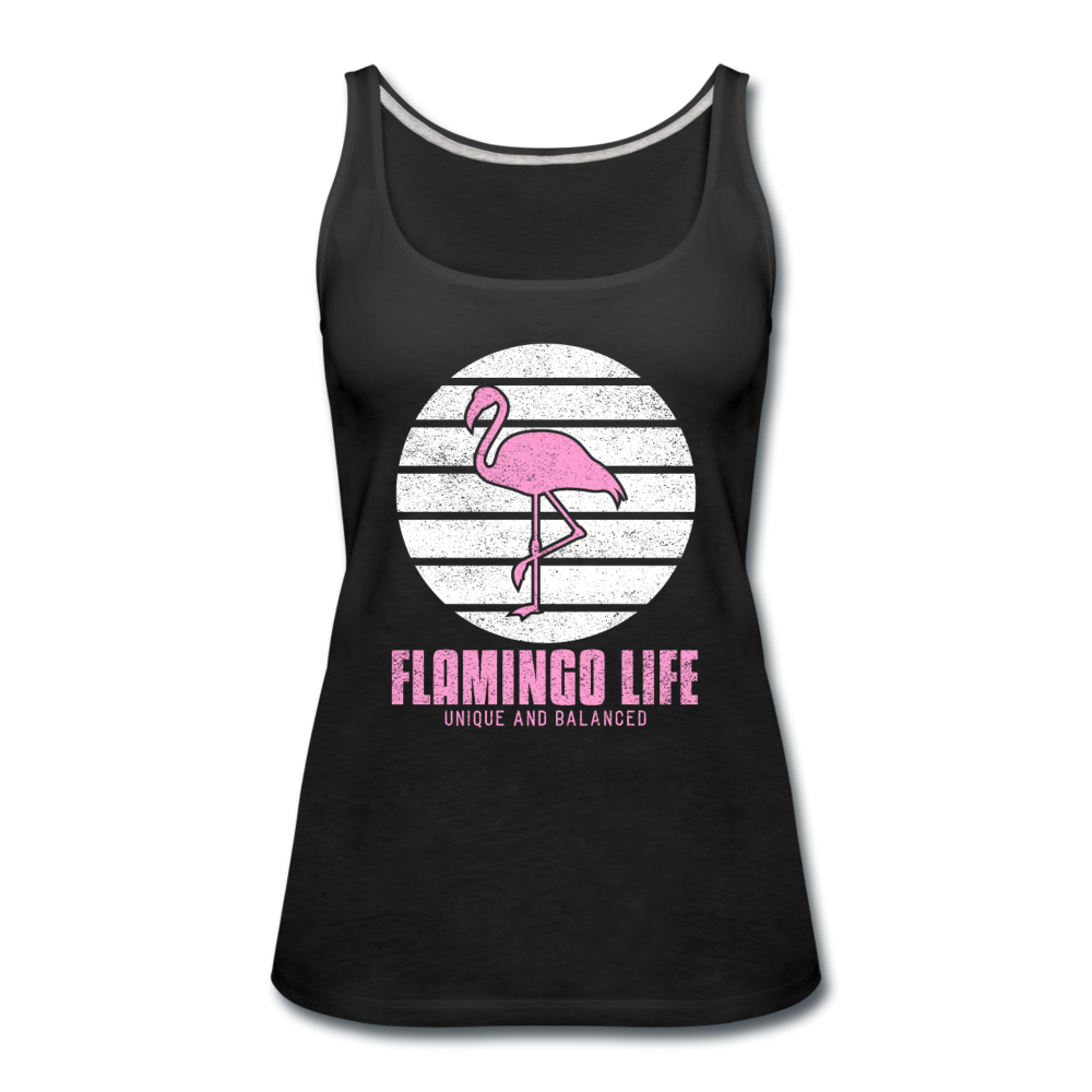 Flamingo Life® Shadow Women’s Tank Top - black