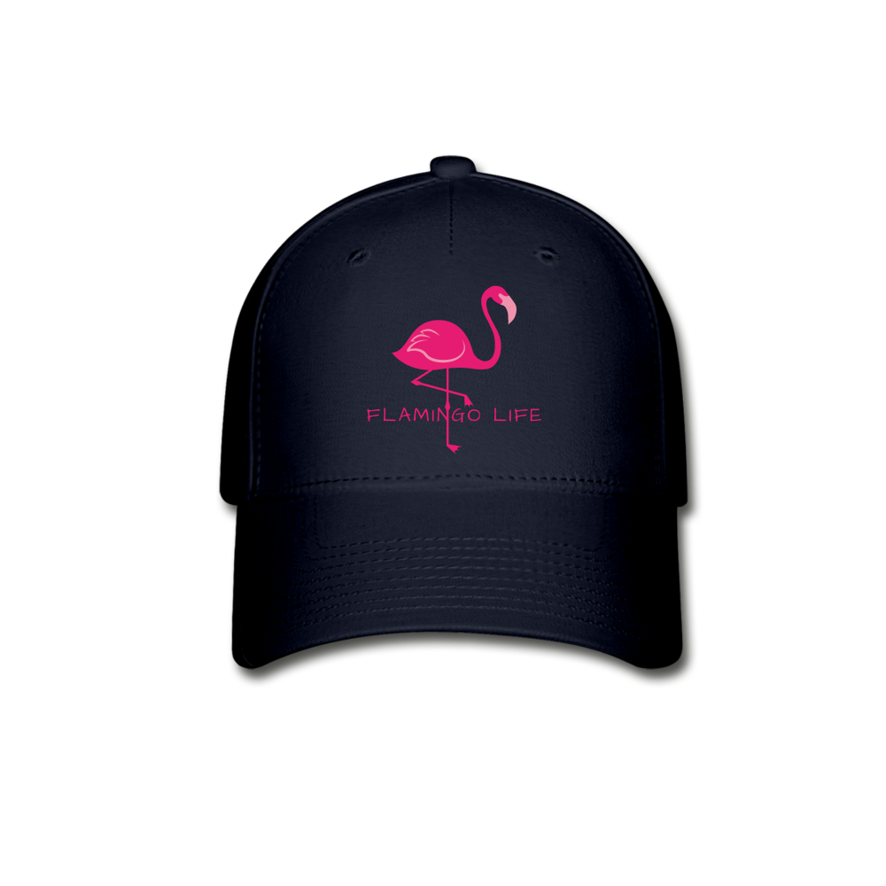 Flamingo Life® Flex Fit Baseball Cap - navy