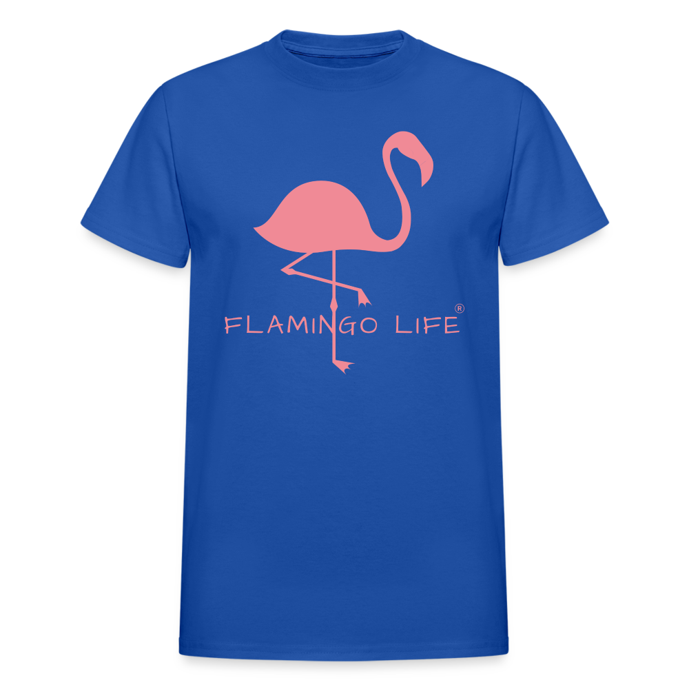 Flamingo Life® Ultra Cotton Adult T-Shirt Sizes up to 5XL - royal blue